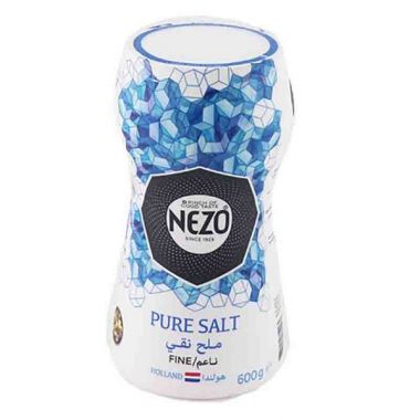 Nezo Salt Refined Btl Blue 600gm