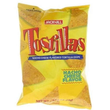 Jack N Jill Tostillas Chips Nacho Cheese 72gm