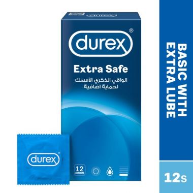 Condoms Extra Safe 12s (101)