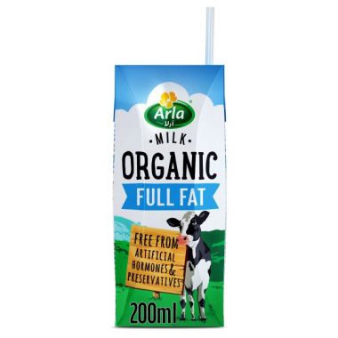 Organic Milk Full Fat 200ml -t8053