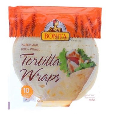 Bonita Tortilla Wraps 20cm- 450gm