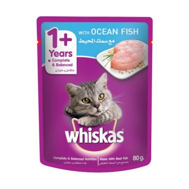 Whiskas Ocean Fish Pouch 85gm Gccdmea-428534